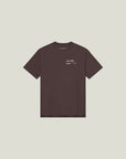 Oncourt Airy Logo T-Shirt - Dark Brown