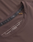 Oncourt Airy Logo T-Shirt - Dark Brown