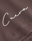 Oncourt Slit Top SS - Dark Brown