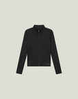 Active Soft Zip Cardigan - Black