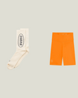 Oncourt H.W. Short Orange Tights & 2er-Pack ICT Socken-Bundle
