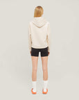 Cropped Merch Hoodie - Off-White
