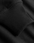 Relaxed Heavy Offcourt Hoodie - Schwarz