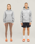 Relaxed Heavy Offcourt Hoodie - Grau