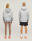 Relaxed Heavy Offcourt Hoodie - Grau