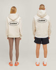 Relaxed Heavy Offcourt Hoodie - Off-White