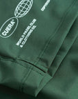 Mens Active Globe Shorts - Court Green