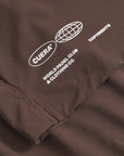 Mens Active Globe Shorts - Dark Brown