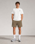 Mens Active Globe Shorts - Walnut