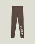 Active Logo Tights Long - Dark Brown