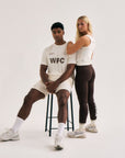 Active Logo Tights Long - Dark Brown