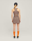 Oncourt Globe Dress - Braun