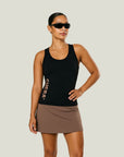 Oncourt Slim Tank Top & Oncourt Cuera Skirt 2-in-1