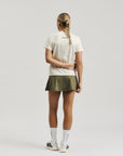 Oncourt Slit Top SS - Off White