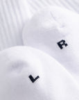Cuera 6-pack Cuera Socks, neck label and care tag detail