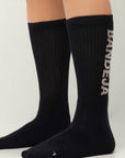 4-Padel Crew Socks - Black