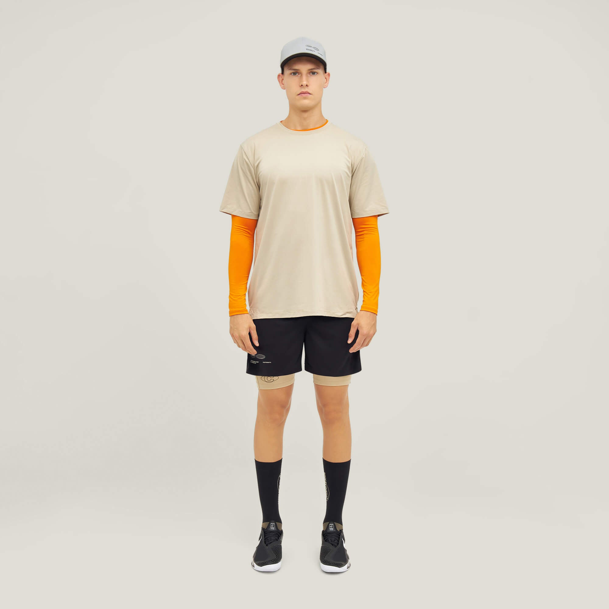 Oncourt Globe T-Shirt - Grau