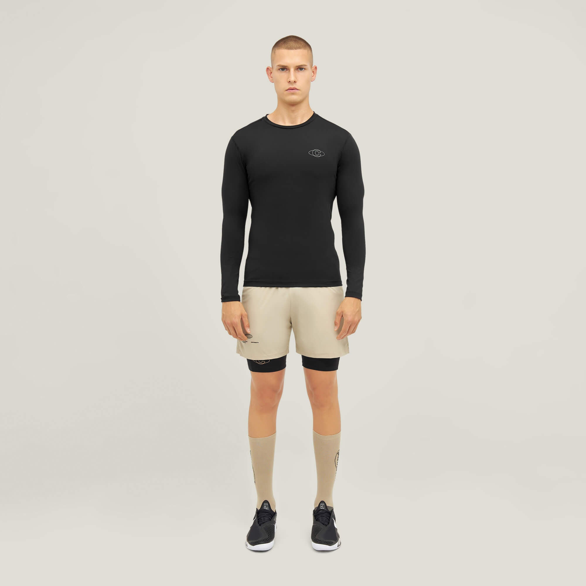 Oncourt LS Layer T-Shirt - Black