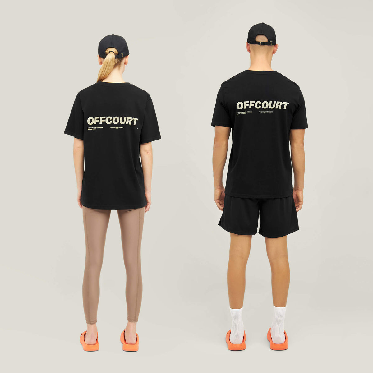 Relaxed Heavy Offcourt T-Shirt - Schwarz