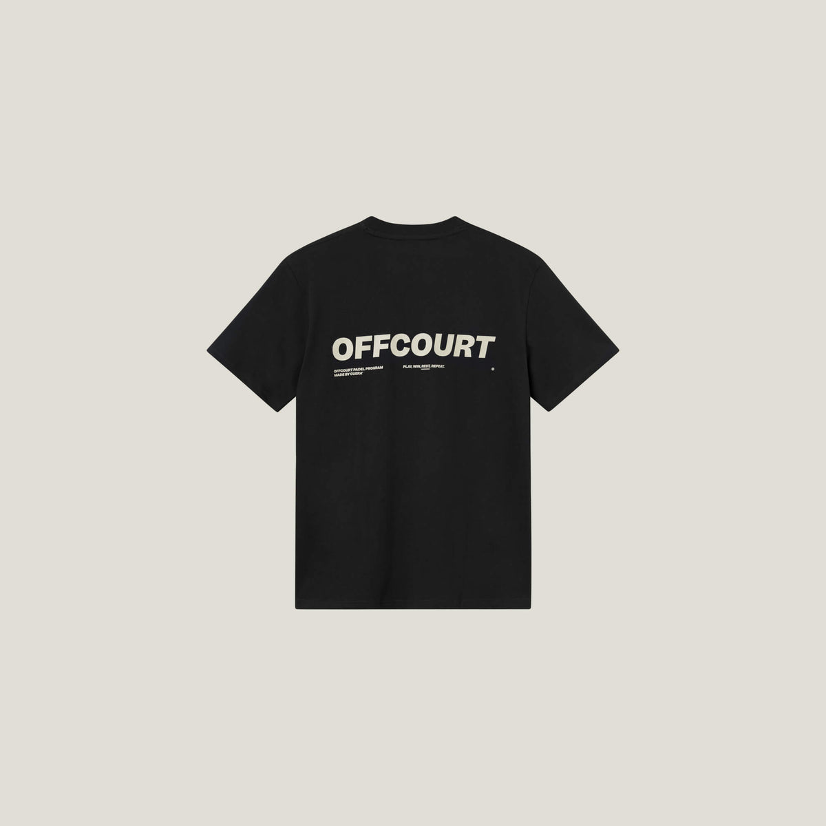 Relaxed Heavy Offcourt T-Shirt - Schwarz
