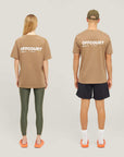 Relaxed Heavy Offcourt T-Shirt - Braun
