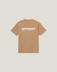 Relaxed Heavy Offcourt T-Shirt - Braun