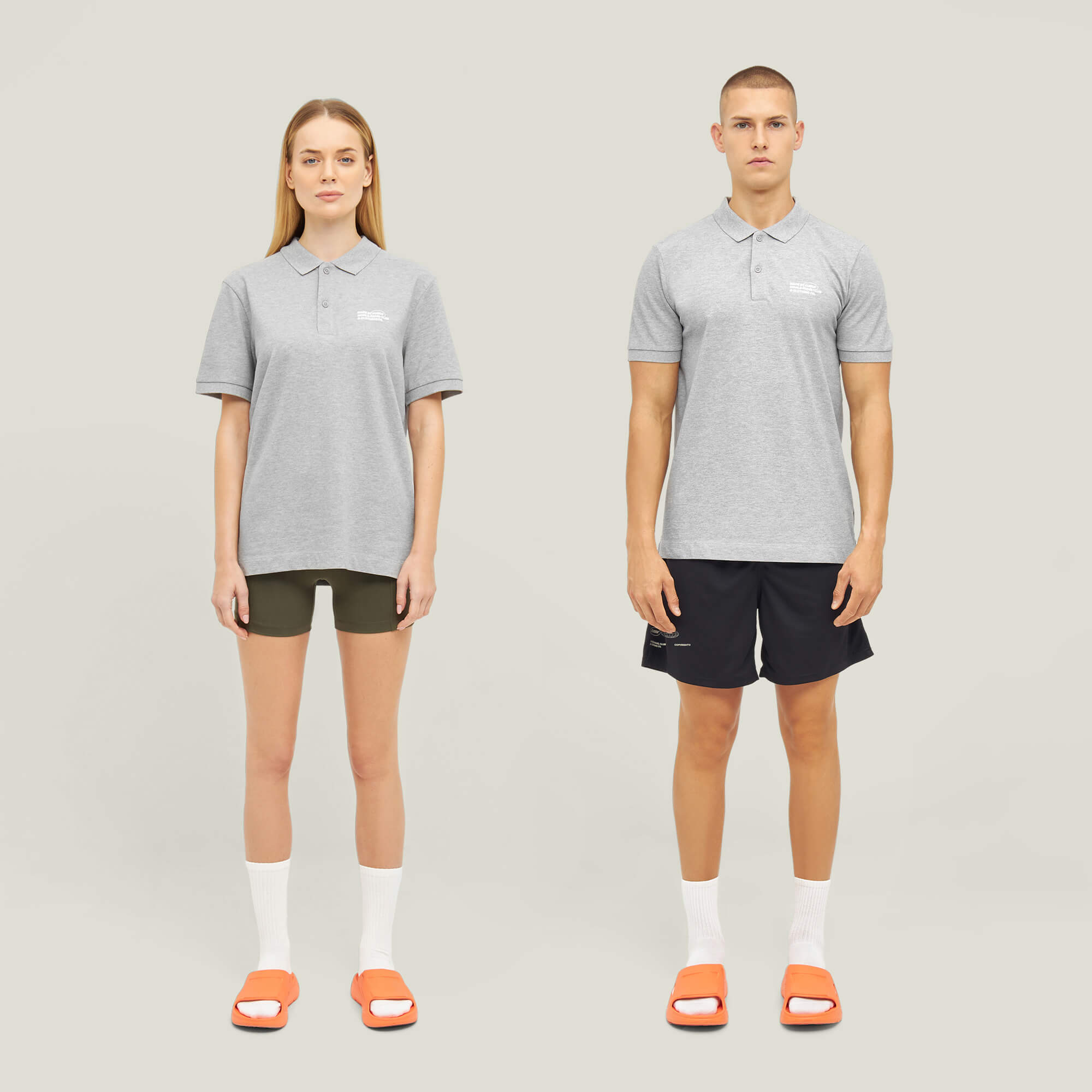 Active Made Polo - Grau