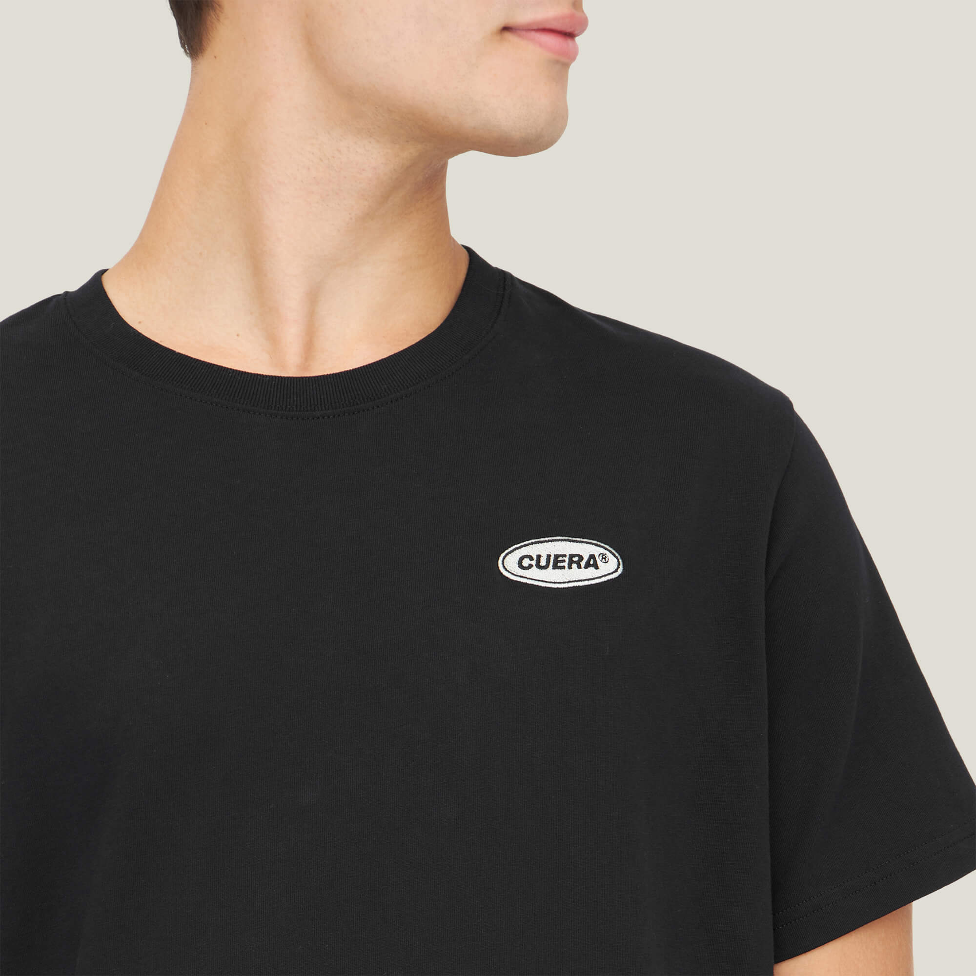 Relaxed Oversize Offcourt T-Shirt P - Schwarz