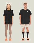 Relaxed Oversize Offcourt T-Shirt P - Schwarz