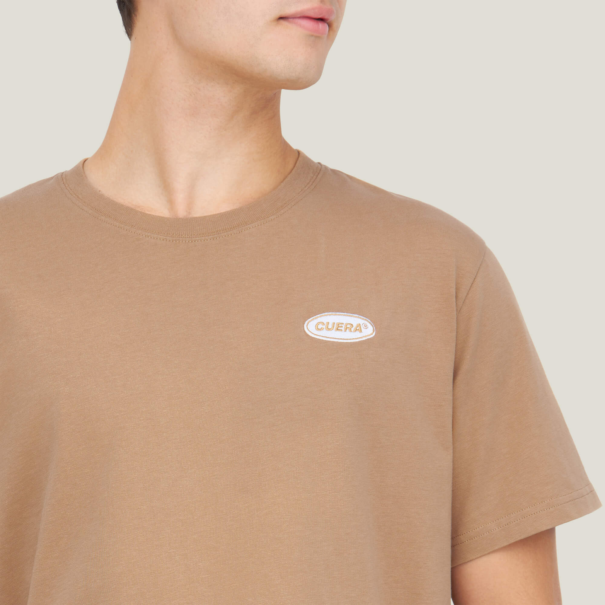 Relaxed Oversize Offcourt T-Shirt P - Braun