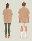 Relaxed Oversize Offcourt T-Shirt P - Braun