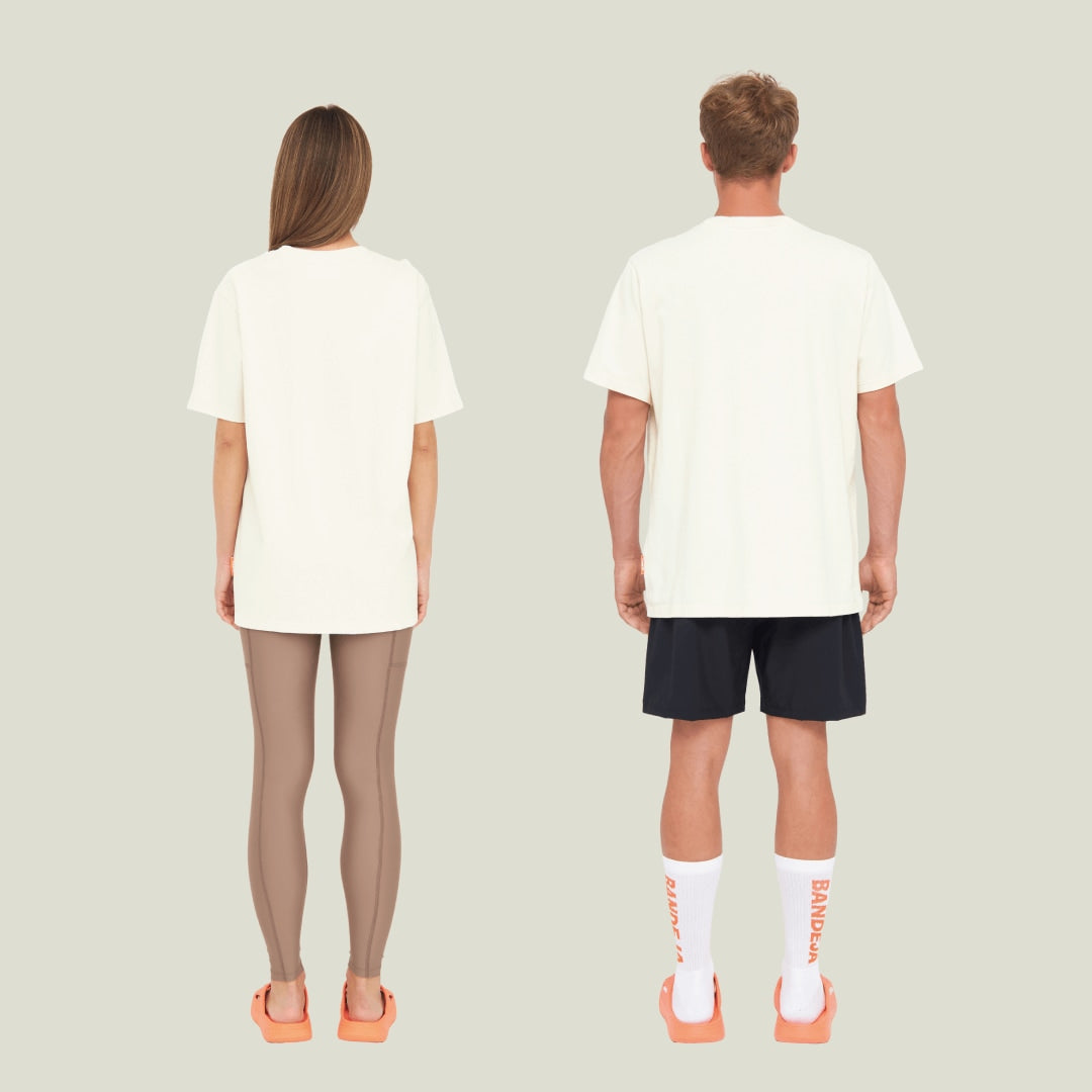 Relaxed Oversize Offcourt T-Shirt P - Off-White