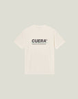 Active Light Weight T-Shirt - Off White w. Navy/Green