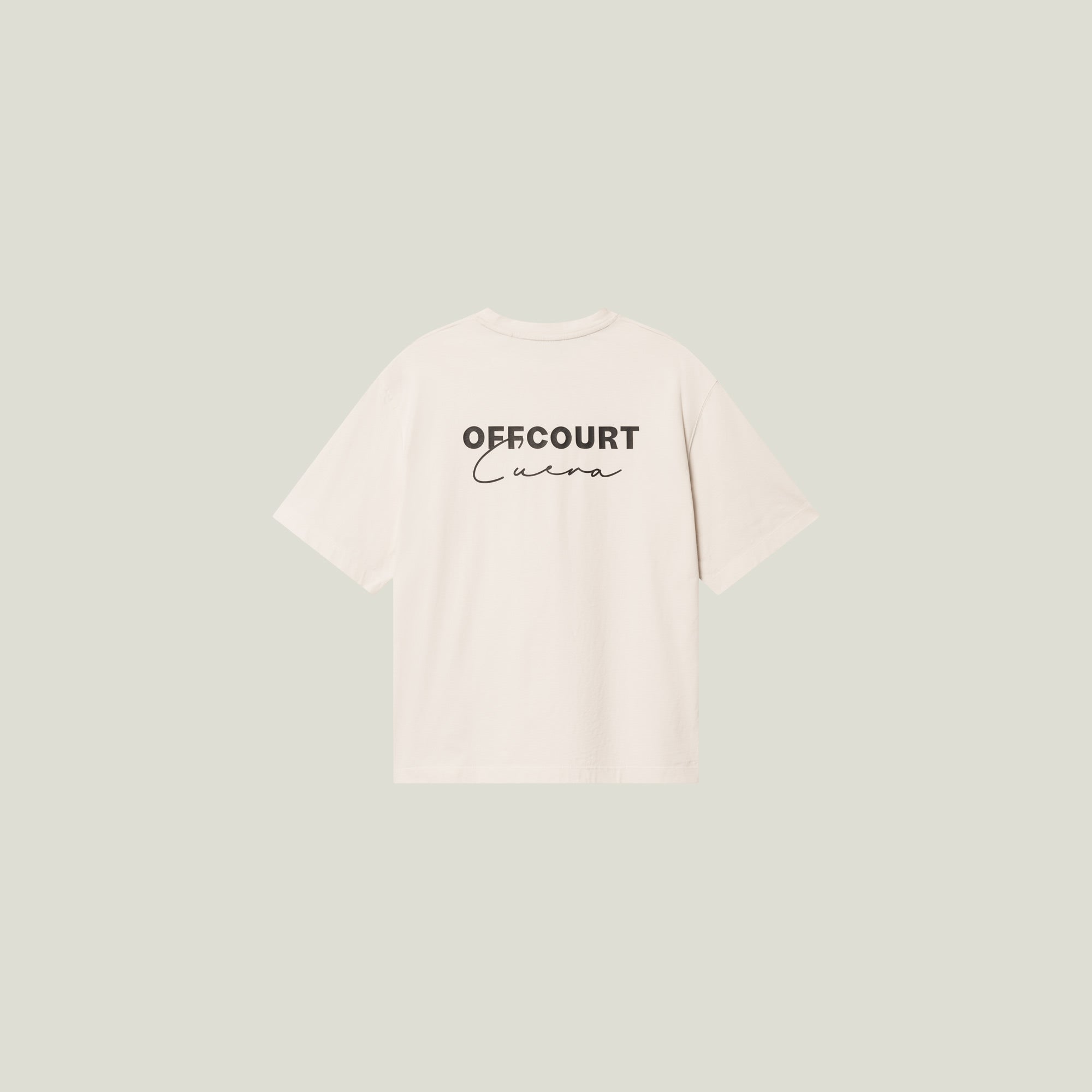 Offcourt Cuera T-Shirt ss - Off-White &amp; Schwarz