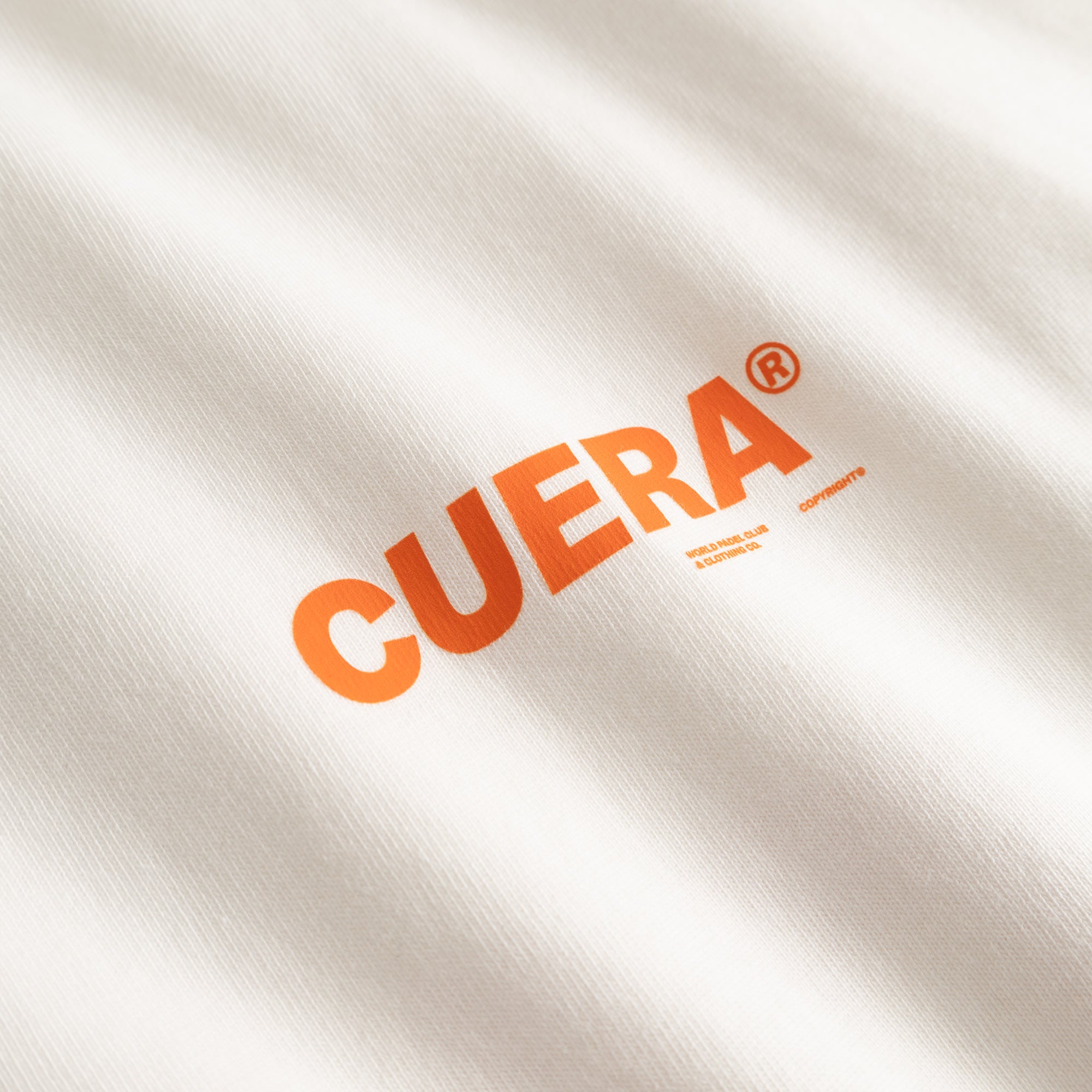 Offcourt Logo T-Shirt - Off White w. Orange