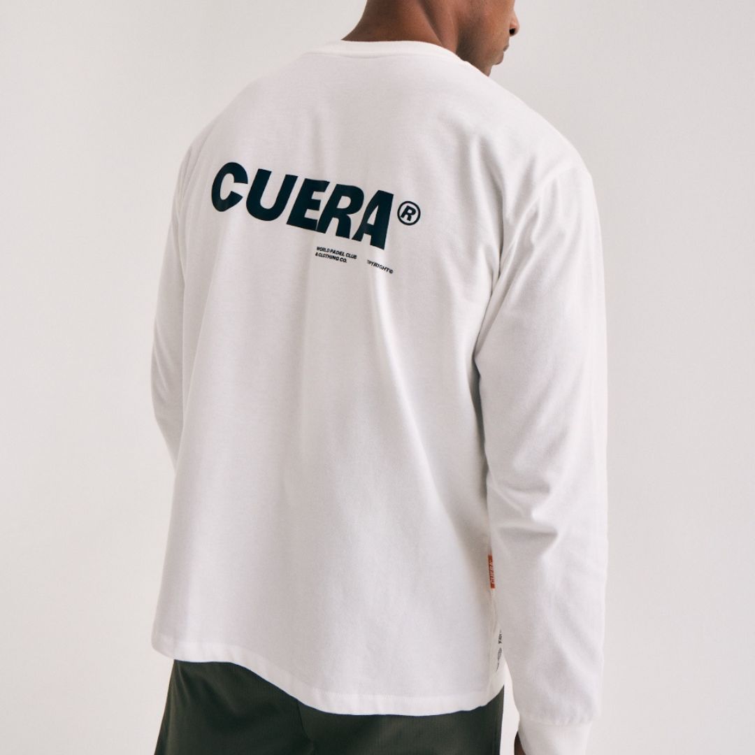 Offcourt Logo Long Sleeve - Off White w. Black