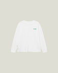 Offcourt Logo Long Sleeve - White w. Green