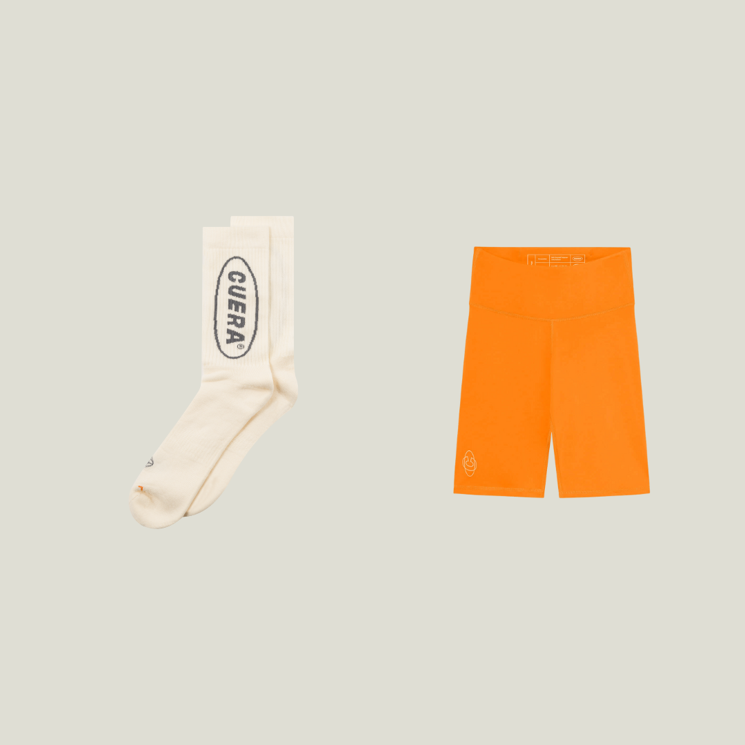 Oncourt H.W. Short Orange Tights &amp; 2er-Pack ICT Socken-Bundle