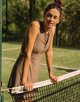 Oncourt Globe Dress - Braun