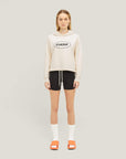 Cropped Merch Hoodie - Off-White