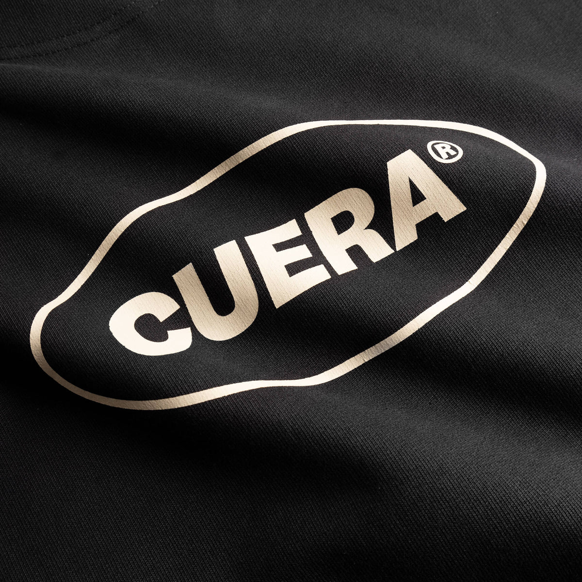 Relaxed Heavy Offcourt Hoodie - Schwarz