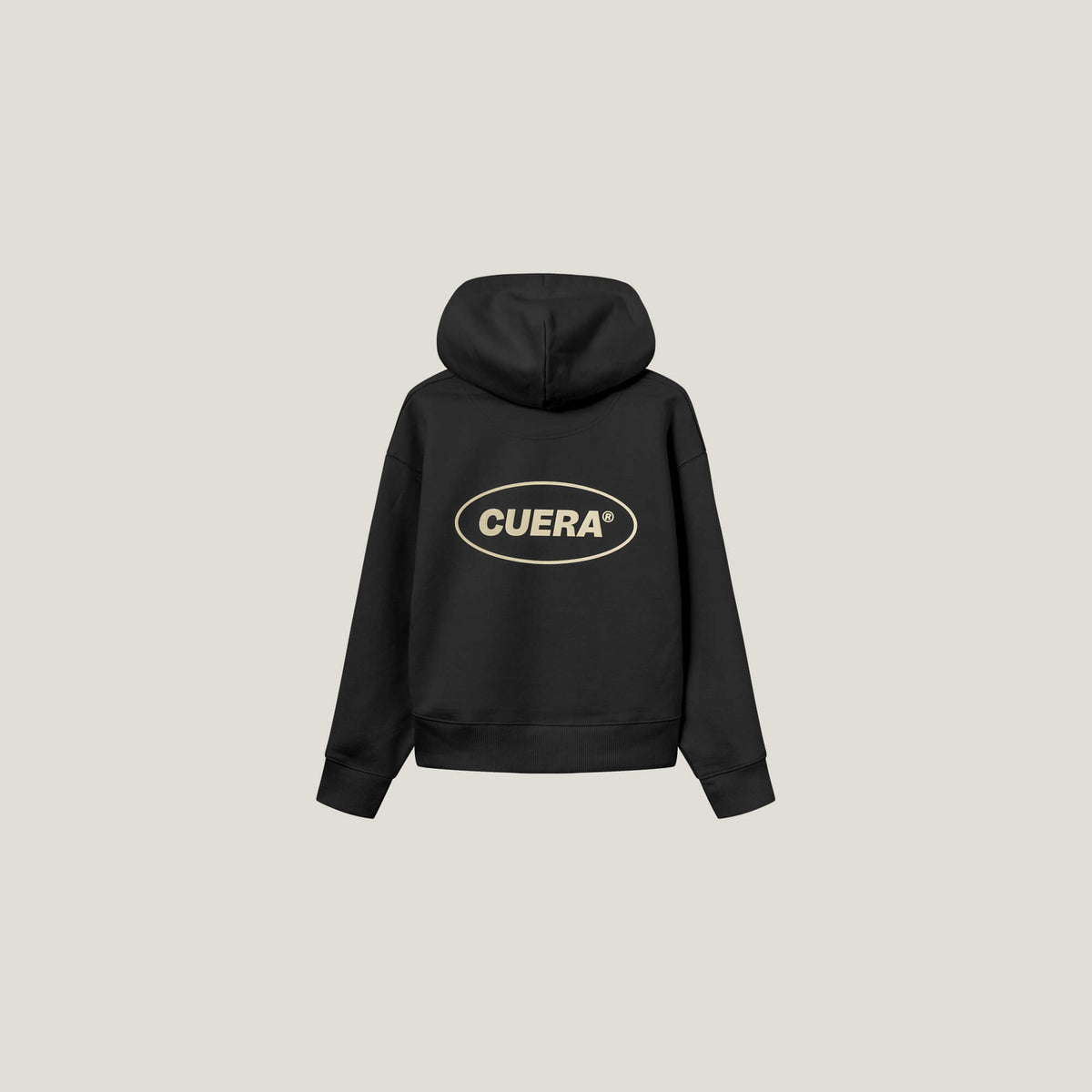Relaxed Heavy Offcourt Hoodie - Schwarz