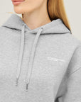 Relaxed Heavy Offcourt Hoodie - Grau