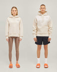 Relaxed Heavy Offcourt Hoodie - Off-White