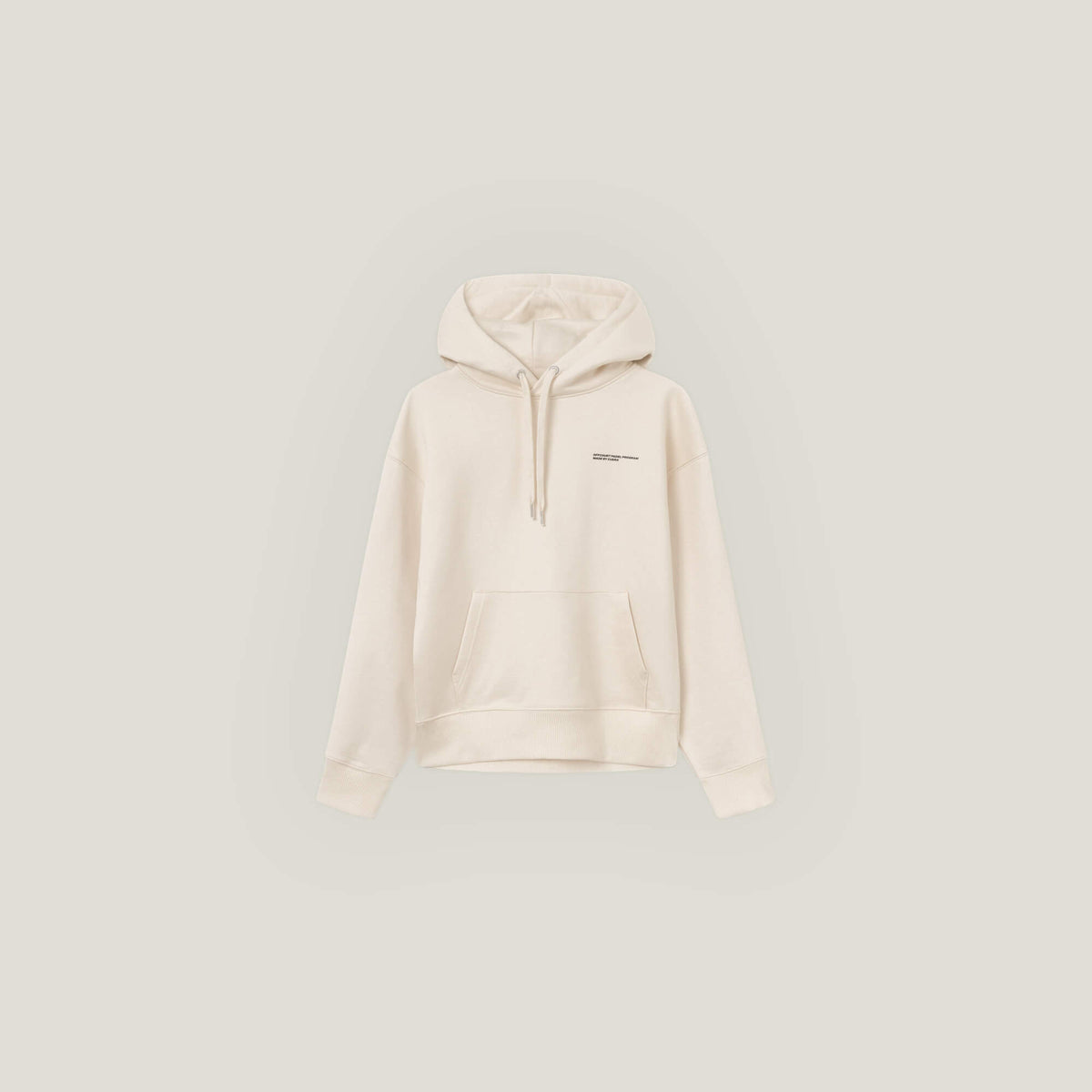 Relaxed Heavy Offcourt Hoodie - Off-White