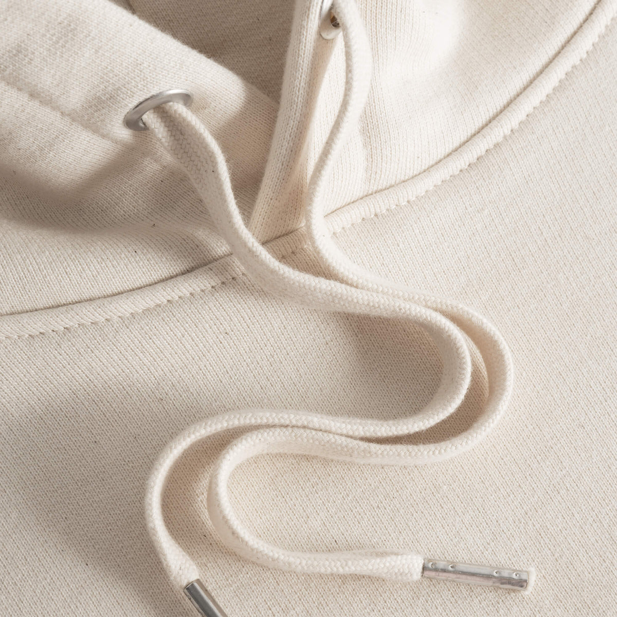 Relaxed Heavy Offcourt Hoodie - Off-White