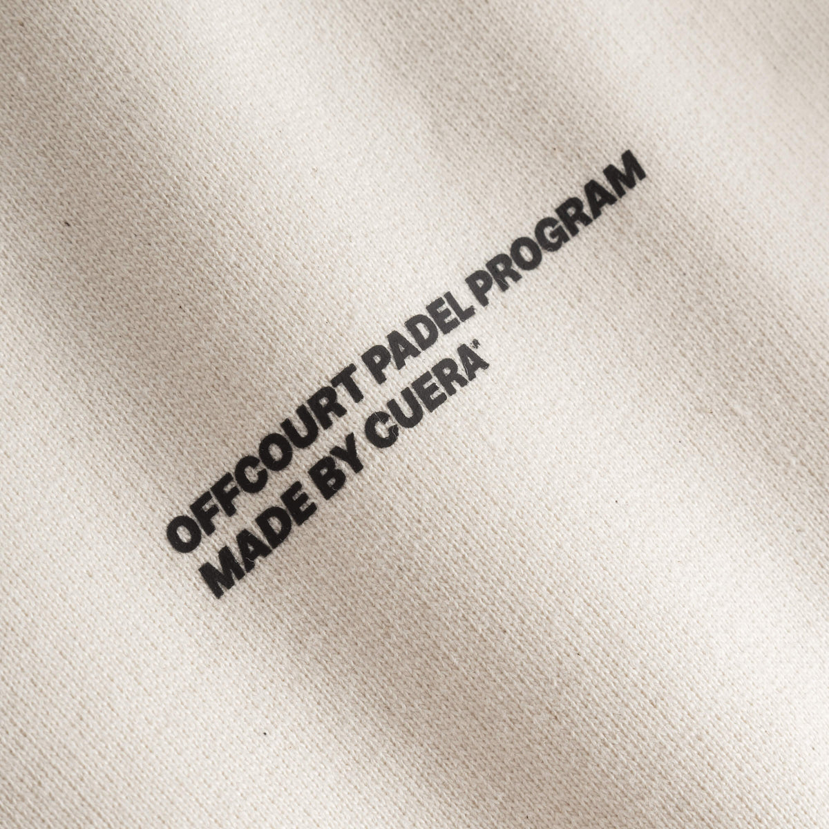 Relaxed Heavy Offcourt Hoodie - Off-White