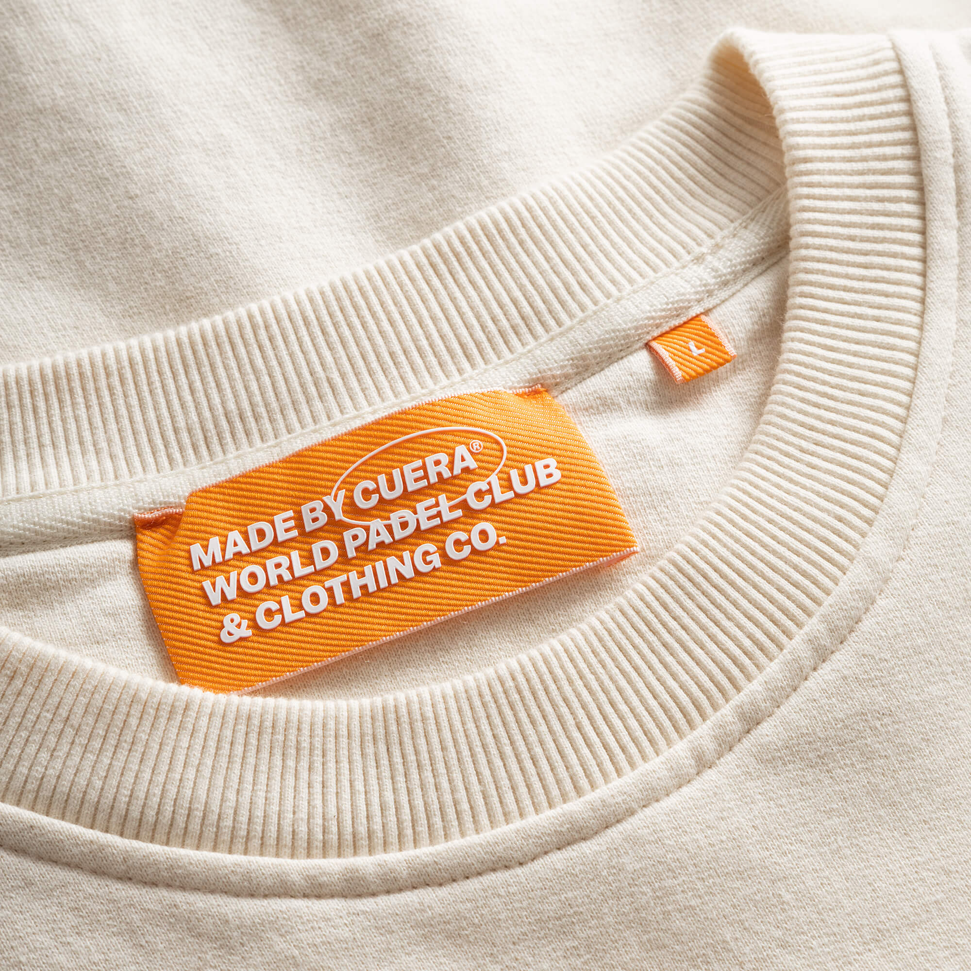Relaxed Offcourt Crew P - Off-White