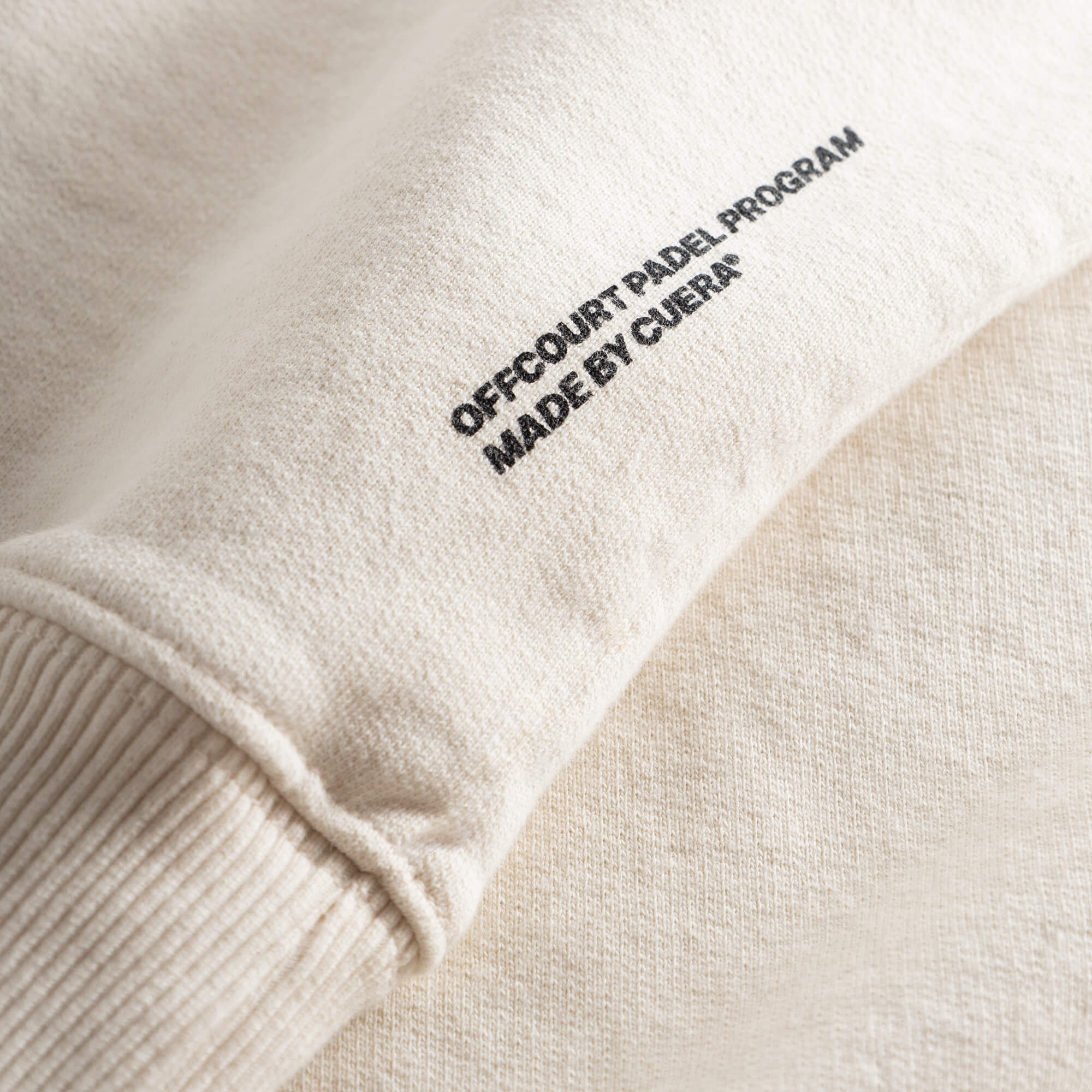 Relaxed Offcourt Crew P - Off-White