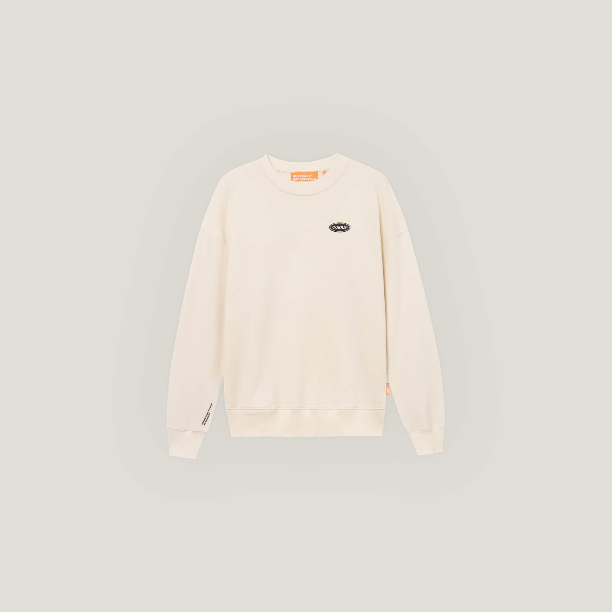 Relaxed Offcourt Crew P - Off-White